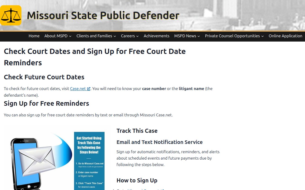 Pettis County criminal court docket Case.net court-date guidance