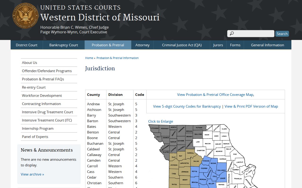 Green Ridge court docket reference distinguishing separate federal court records